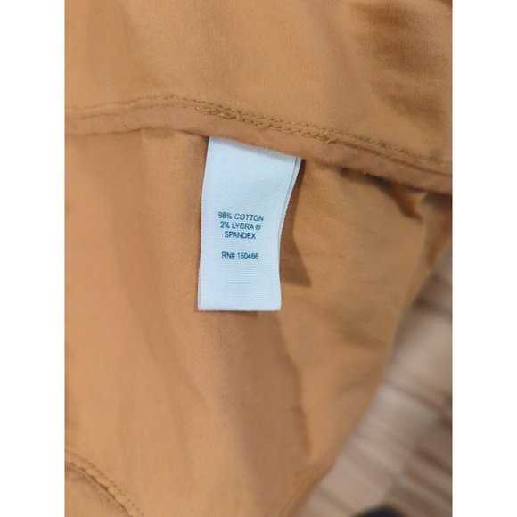 Market & Spruce Kathleen Cargo Full Zip Hooded Jacket Tan Size Small - Picture 9 of 11